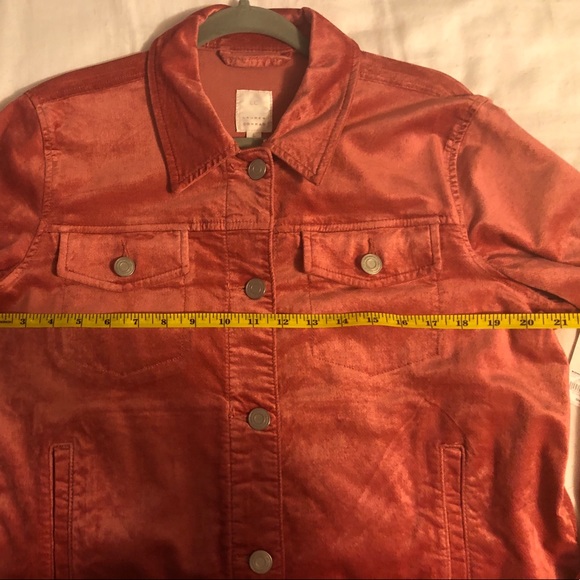 NWT - Lauren Conrad Velvet Denim Jacket - Picture 6 of 6